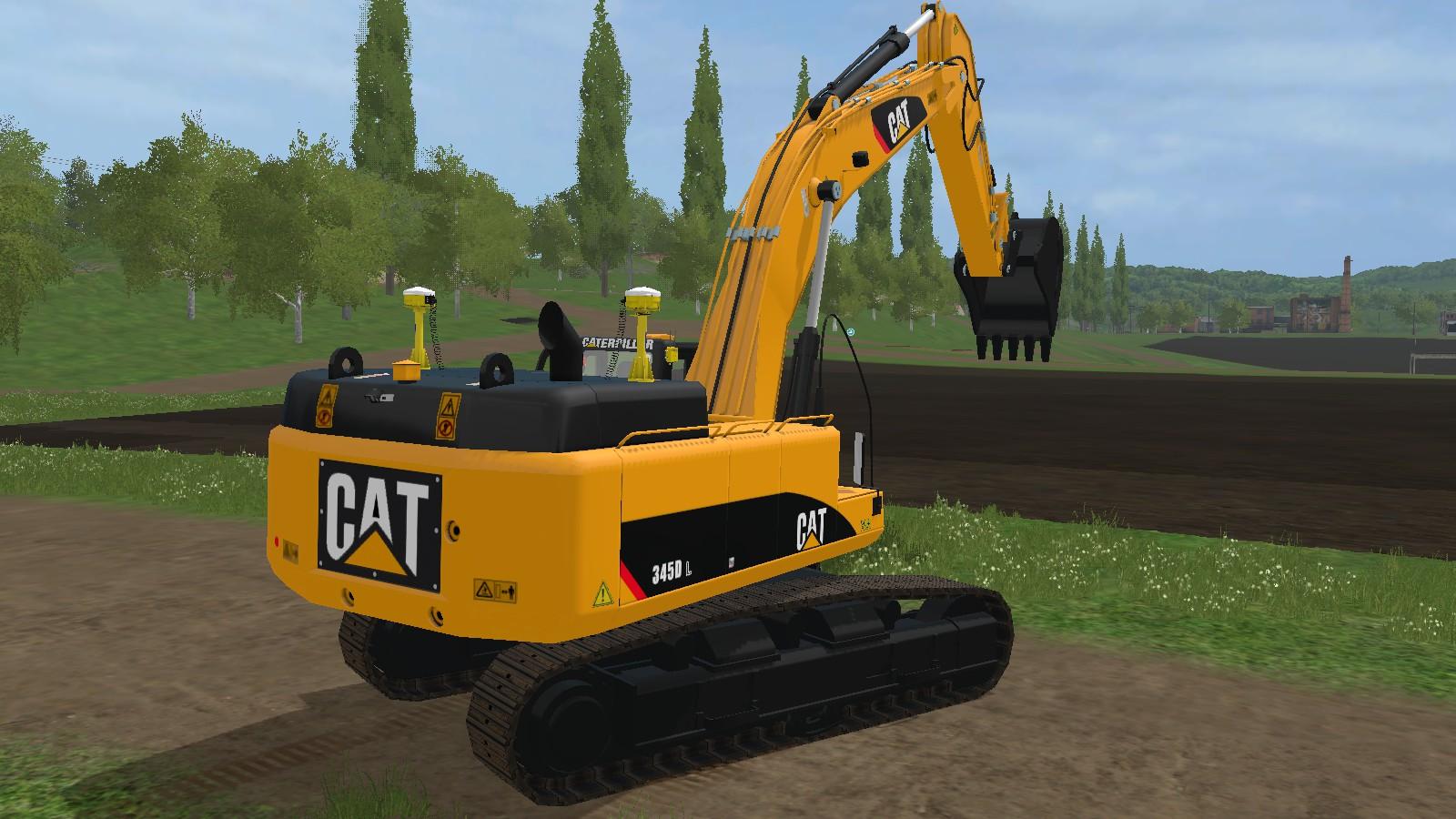Mod Excavator Caterpillar 345D Pack v1.0.0.0 FS17 Terbaru