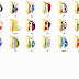1800 Escudos de Times do Brasil e do Mundo
