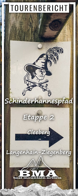 Schinderhannespfad Etappe 2 Cleeberg - Langenhain-Ziegenberg 