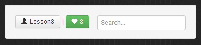 cool Bootstrap search box animate effect with mini profile view