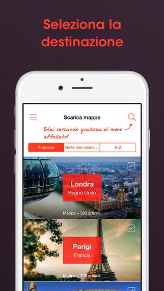 MAPPE OFFLINE IPHONE SCARICARE