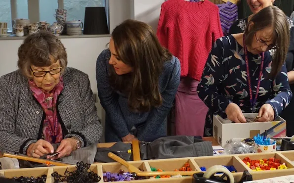 Kate Middleton Catherine, Duchess Of Cambridge opens a new EACH Charity Shop 