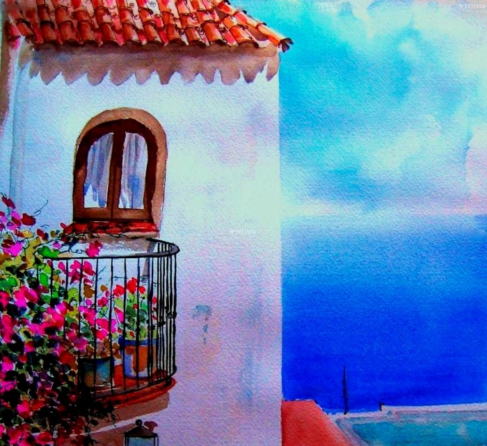 Акварельная живопись. Kitty Meijering 14 Акварельная живопись. Kitty Meijering 13