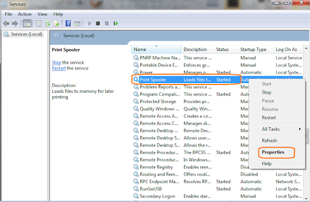 Cara Memperbaiki Printer Error "Local Print Spooler Service Not Running"