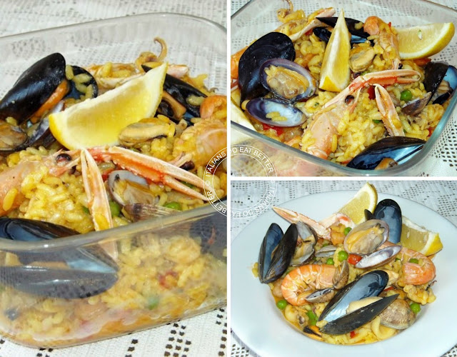 PAELLA DE MARISCOS ITALIANS DO EAT BETTER