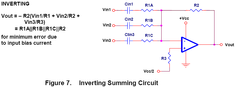 Single-Supply Op-Amp Circuit Collection | circuits4you.com
