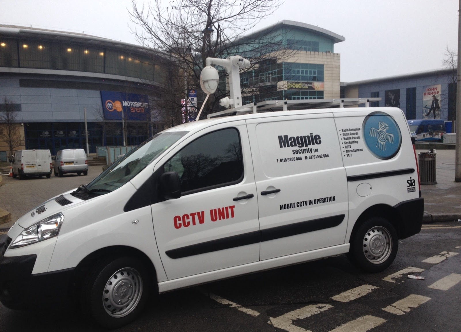 Magpie Security Introducing The Magpie Security Ltd Mobile CCTV Vehicles