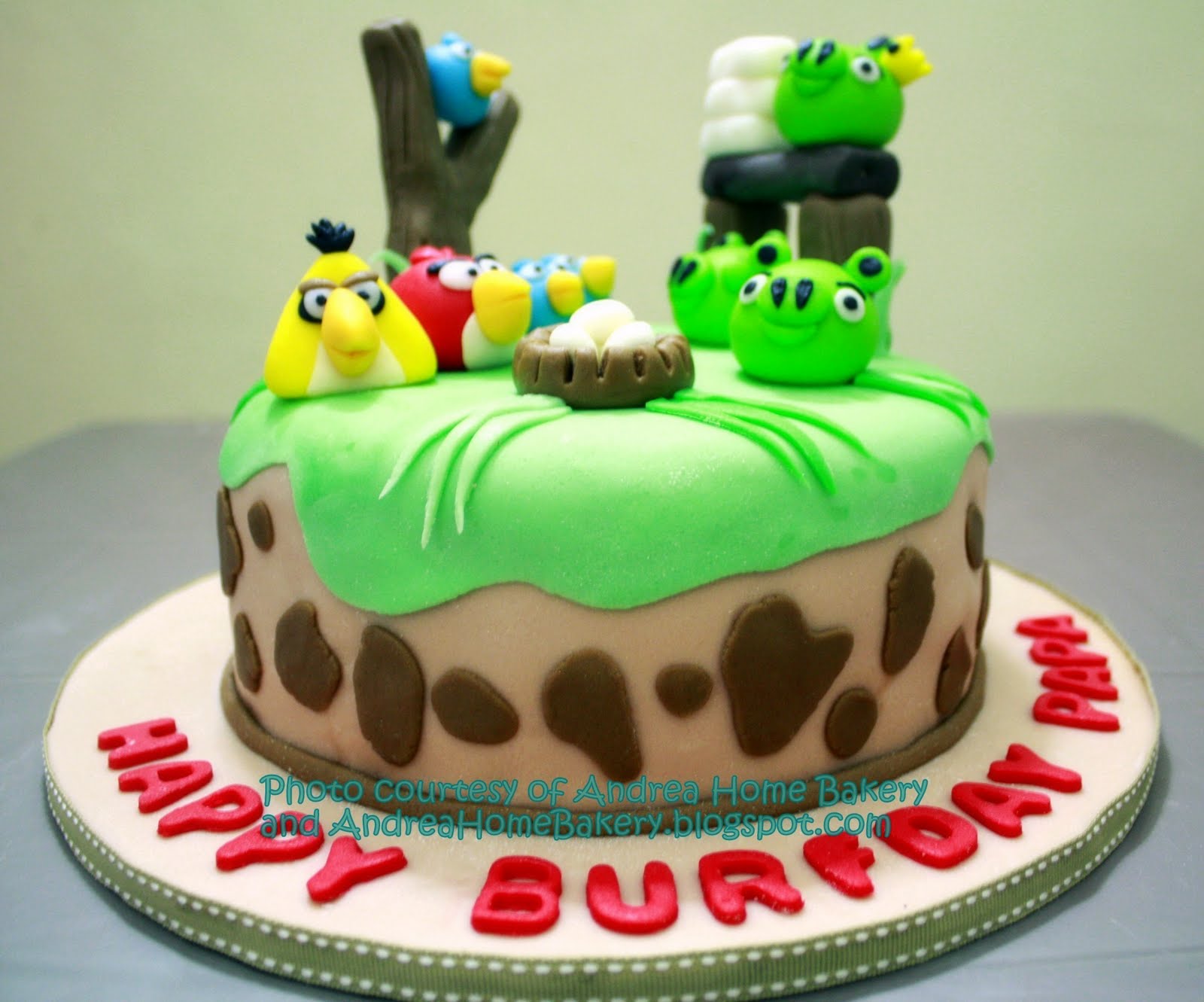 ANDREA HOME BAKERY (Mutiara Damansara) Home Baked with LOVE Angry Bird birthday cake