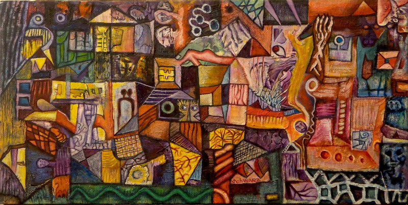 Category Error.
It's 41 cm x 20.5 cm.
Oils on stretched canvas Piercing the Branes.
It's 41 cm x 20.5 cm
Oils on stretched canvas