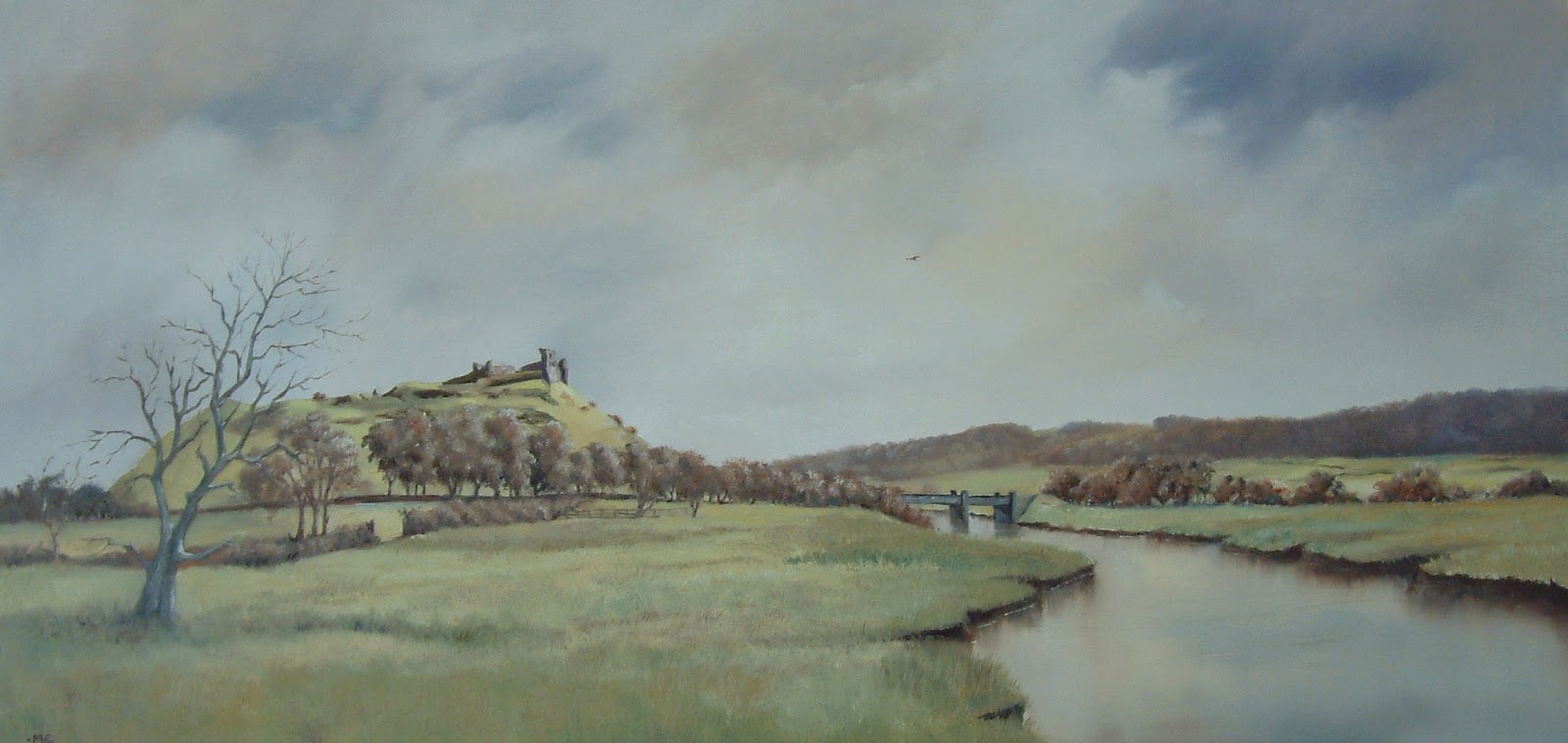 carmarthen artist dryslwyn castle river towy carmarthen artist dryslwyn castle river towy