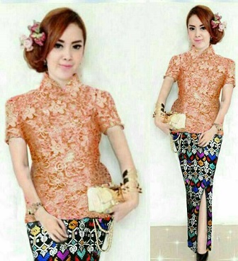 Model Baju Kebaya Modern Remaja Lengan Pendek
