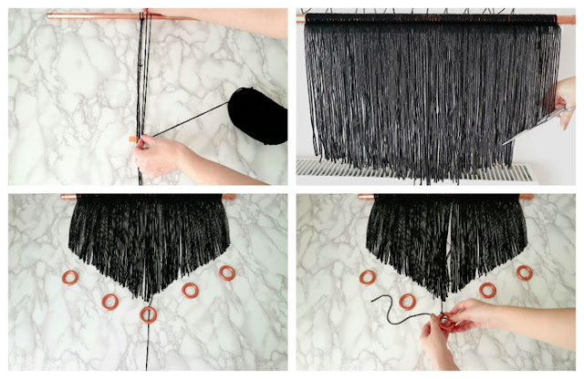 DIY Yarn Wall Hanging DIY Yarn Wall Hanging