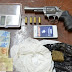Dupla é detida com drogas, arma e munições em Luis Eduardo Magalhães