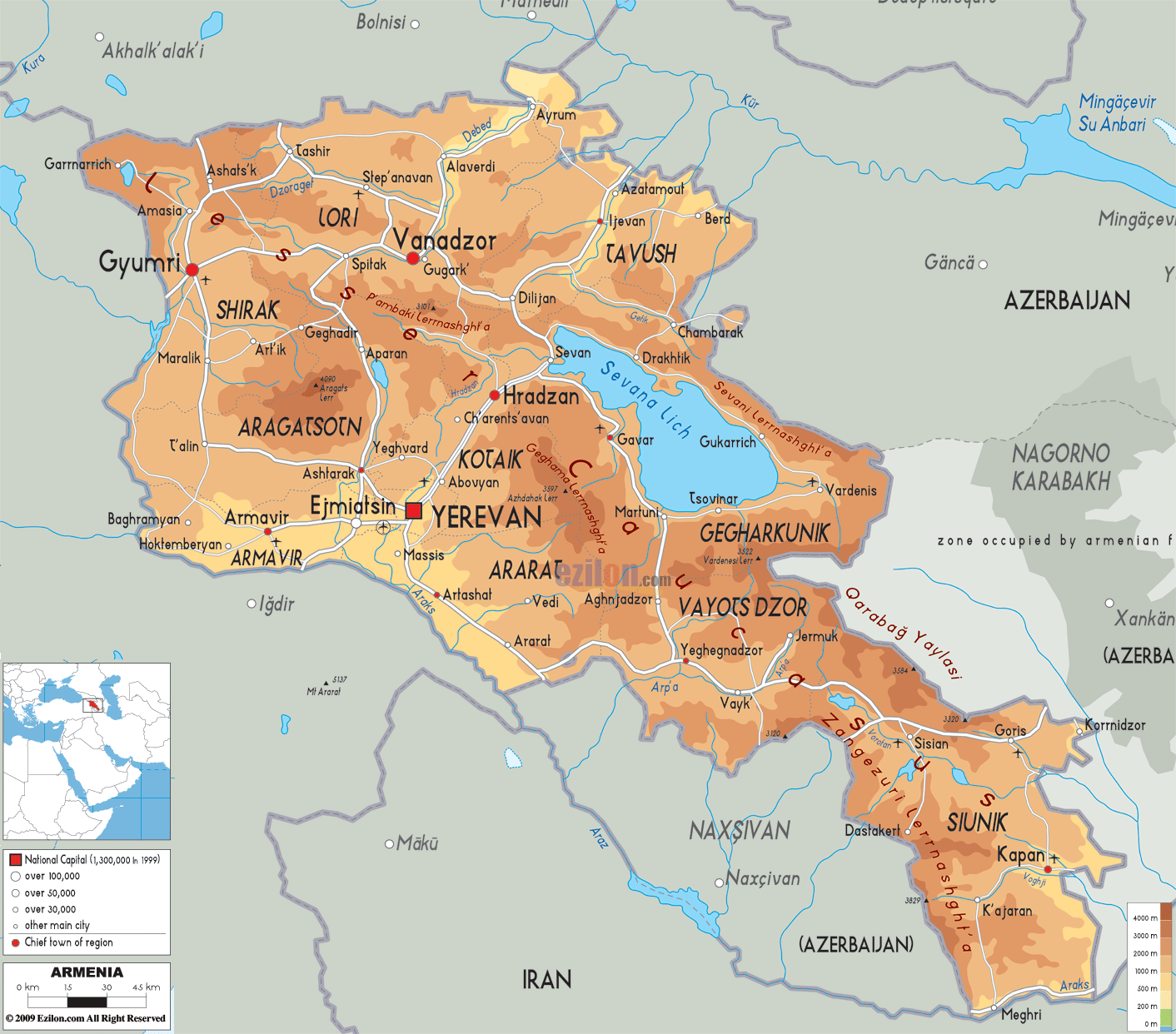 armenia-map-today