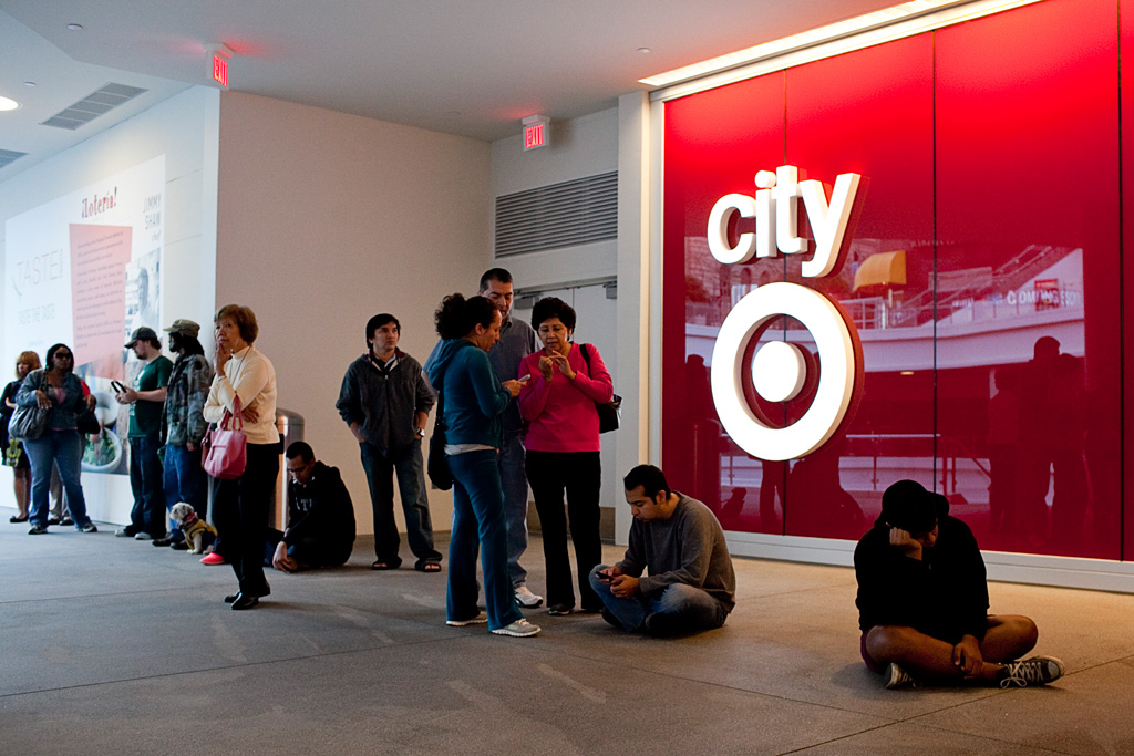 Dan Krauss - Photo Blog: Downtown LA Target Grand Opening for LA Times
