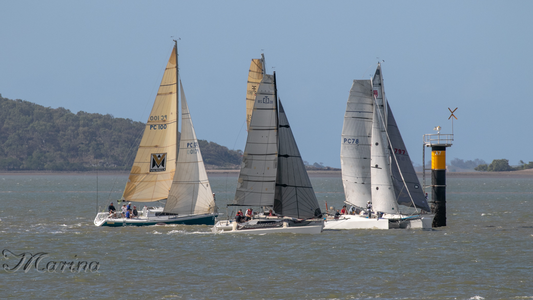 Sailing at the Port Curtis Sailing Club, Gladstone, Queensland Last