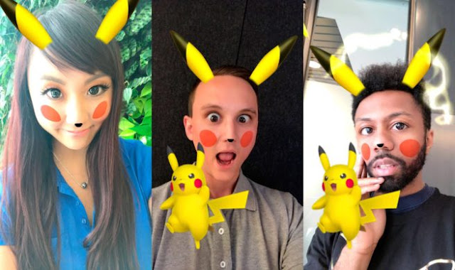 Snapchat adiciona filtro temático do Pikachu