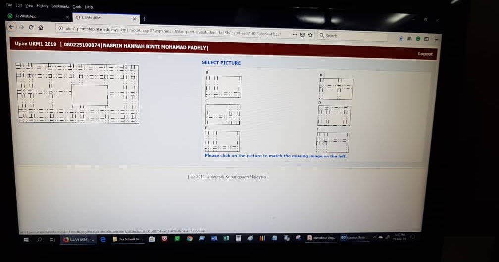 Contoh Ujian Ukm 1  KamilarilMccarthy