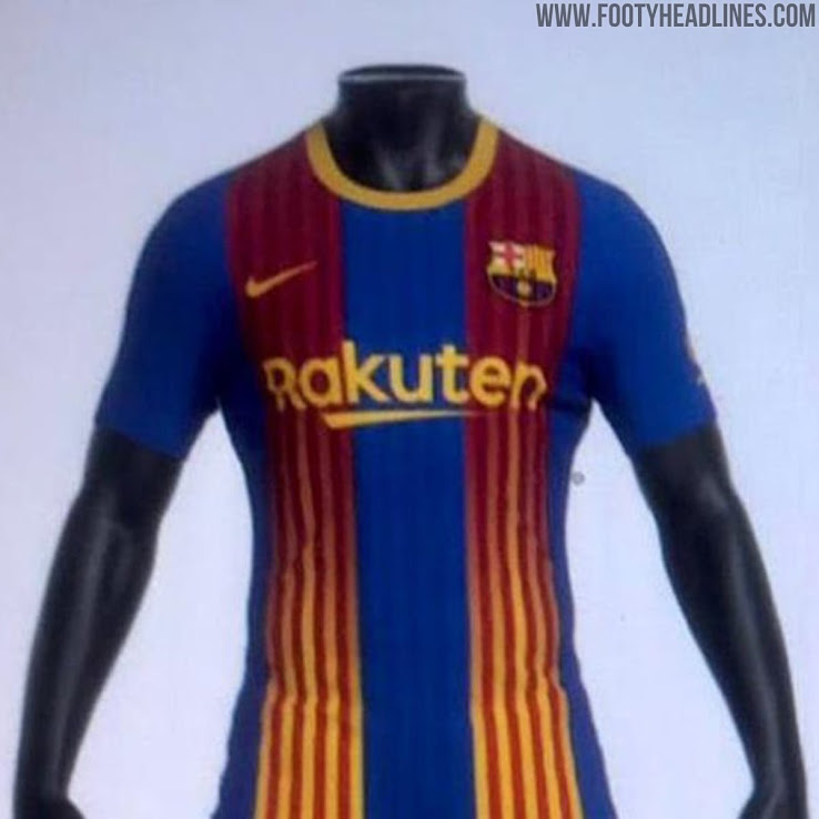 FC Barcelona 20-21 Home, Away, Third & Fourth Kits Leaked - Footy ...