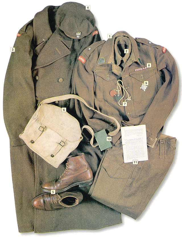 ... Military Uniform - 2nd Lt., AAA of the 2nd Polish Corps (Italy 1945