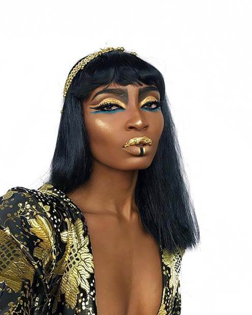 23 Must-Have Cleopatra Makeup Ideas For Halloween To Rock In Queen Cleopatra is the most beautiful and iconic Lady in Ancient Egyptian history 23 Must-Have Cleopatra Makeup Ideas For Halloween To Rock In