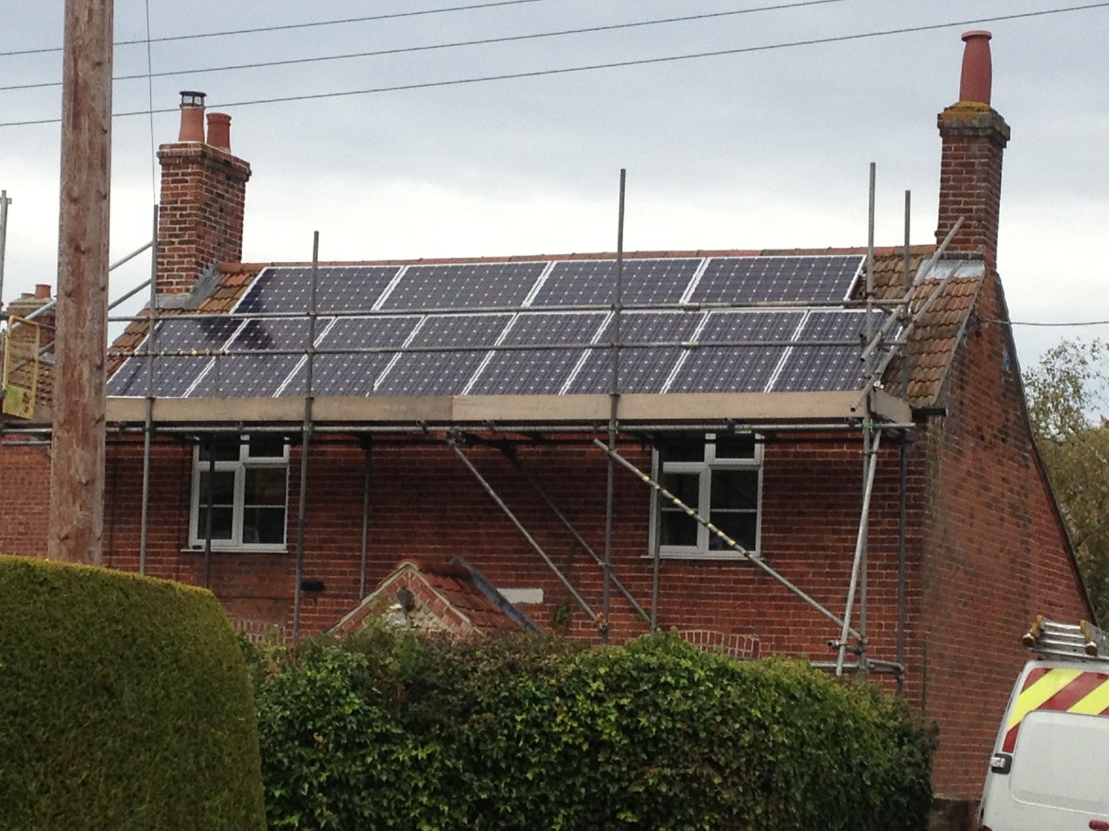 Latest Installations 3 kWp Solar Panel installation using 12x Yingli