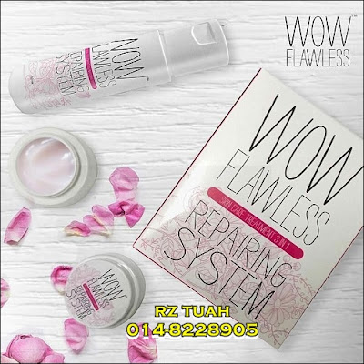 wow flawless repairing system skincare