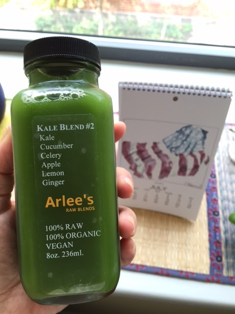 A (soy) Bean: Arlee's Raw Blends 1 Day (modified) Juice Cleanse