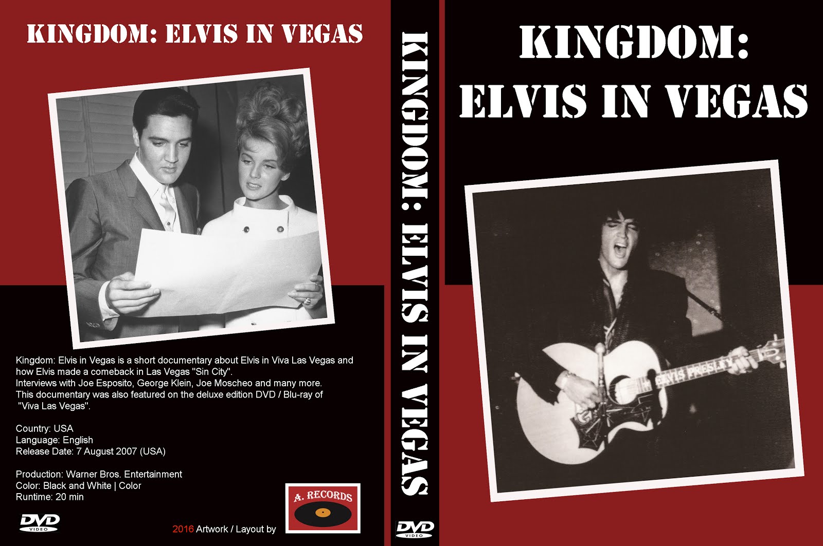 Kingdom: Elvis In Vegas (DVD) (January 2016)