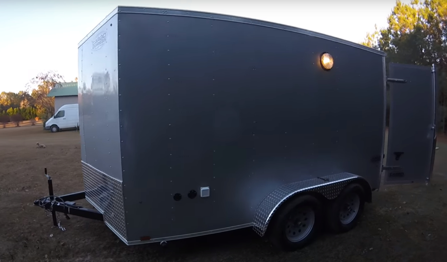 Love these Cargo Trailer conversions Cozy