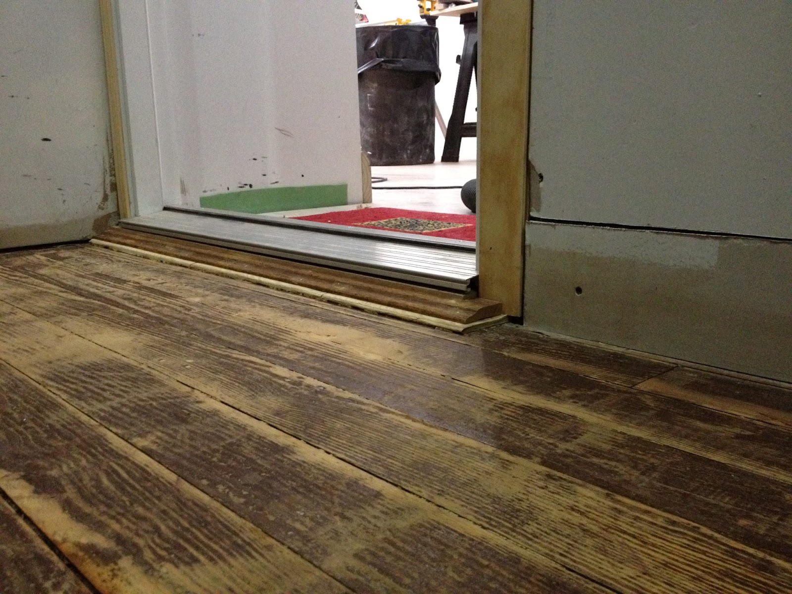 buying our first home in queens, ny: Hallway Floor, door trim, and