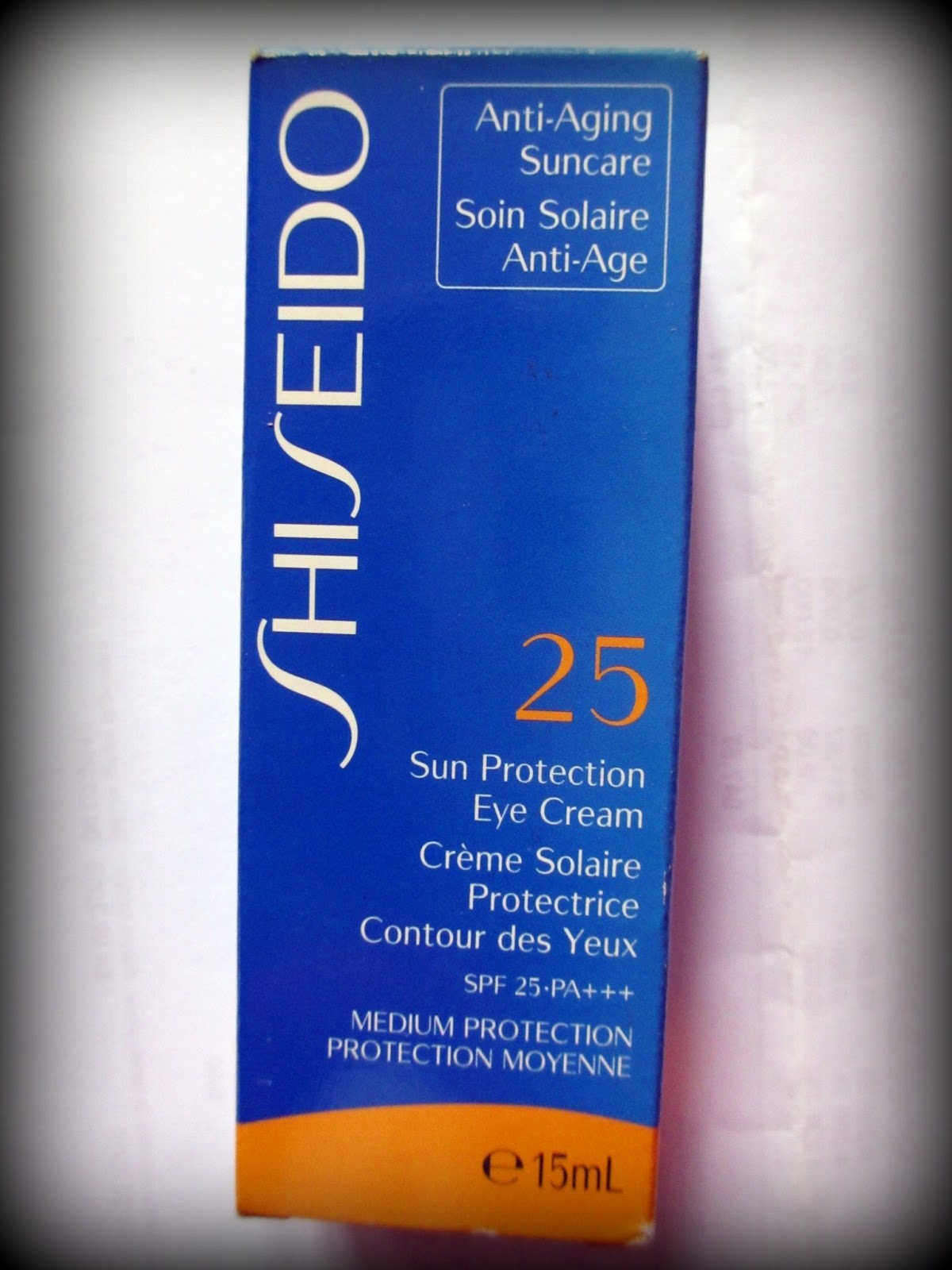 Dear Skin Shiseido Sun protection eye cream recenzija