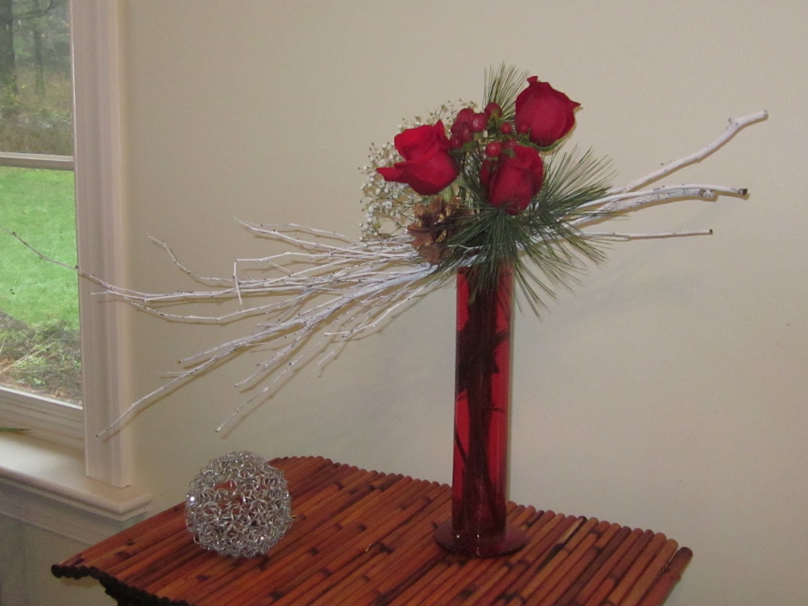 Orchids and Ikebana Christmas Arrangements 2