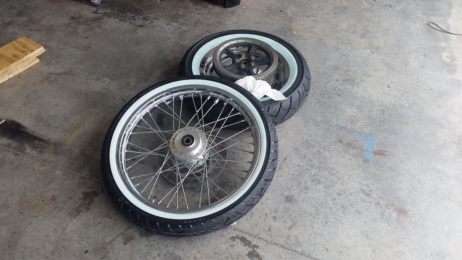 2004 Harley Sportster Project White Walls