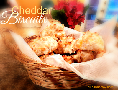 Cheddar Garlic biscuits are easy to make! #biscuits #Bisquick