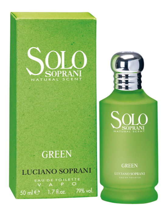 La nuova fragranza unisex di Luciano Soprani Solo Green