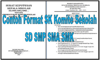 SK Komite Sekolah Format Doc