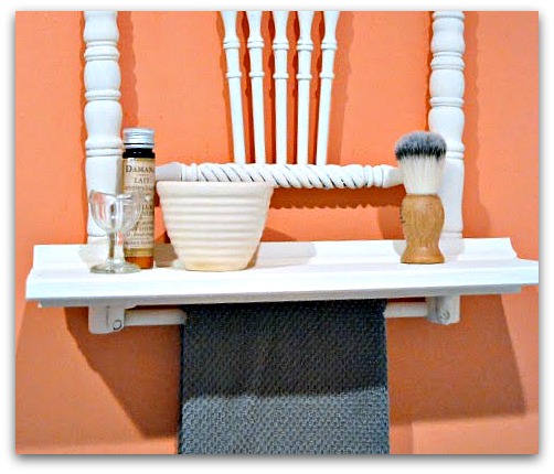Easy Repurposed Chair Ideas for the bathroom