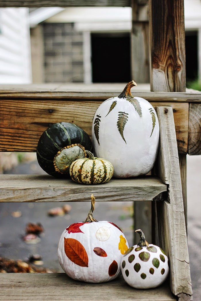 Foilage Decoupage Pumpkins Poppytalk