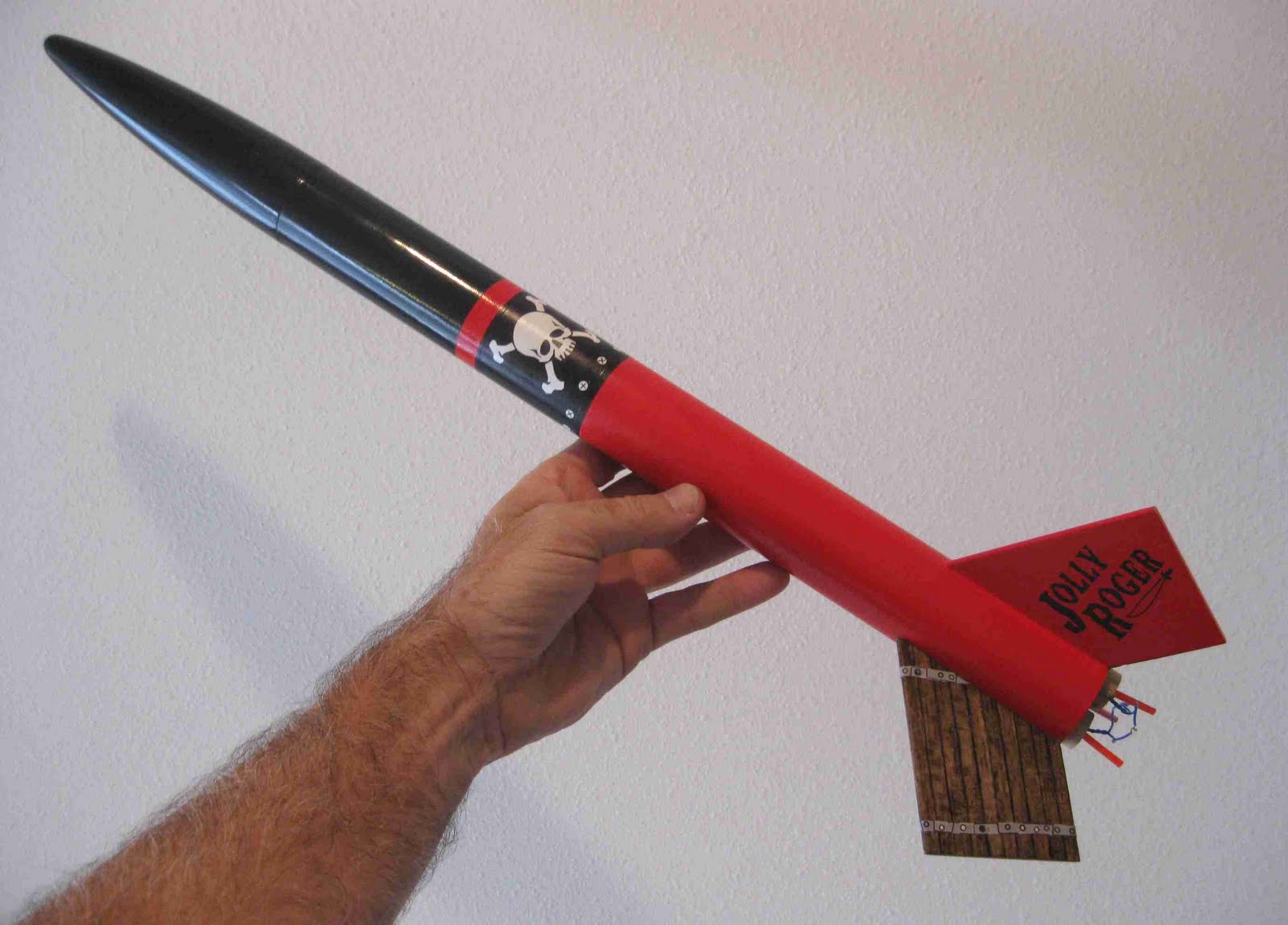 Model Rocket Building New Parachutes for the Jolly Roger