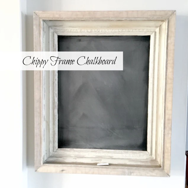 Chippy Frame Chalkboard www.homeroad.net
