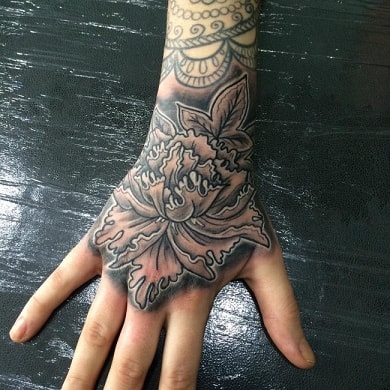 hand tattoo designs name