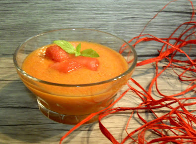 Gazpacho de sandía y tomate