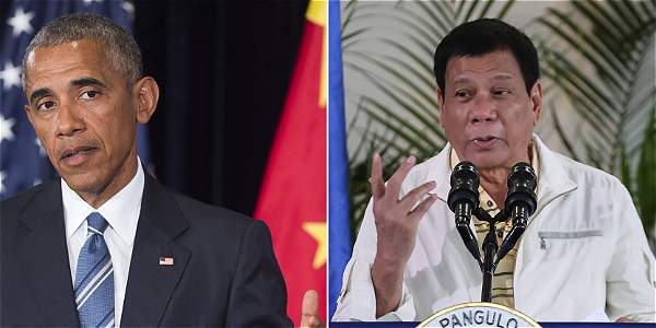 Presidente filipino lamenta haber insultado a Barack Obama