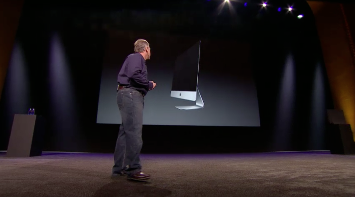 Apple 全球行銷資深副總席勒（Phill Schiller）表示，這是 Apple 所推出最美麗的 Mac 桌上型電腦，其輕薄程度讓人難以相信這是一台完整的電腦