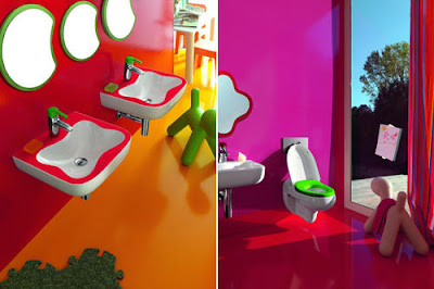 Baños de colores para niños | Decoracion Endotcom