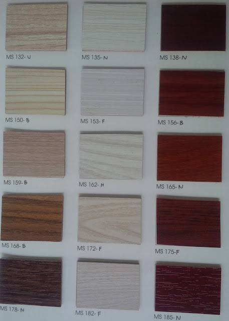 bảng màu melamine có sẵn hàng