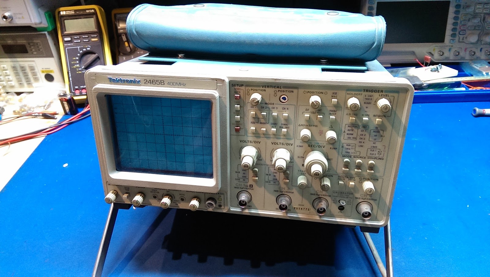 playing with bits: Tektronix 2465B Capacitor Replacement and Repair