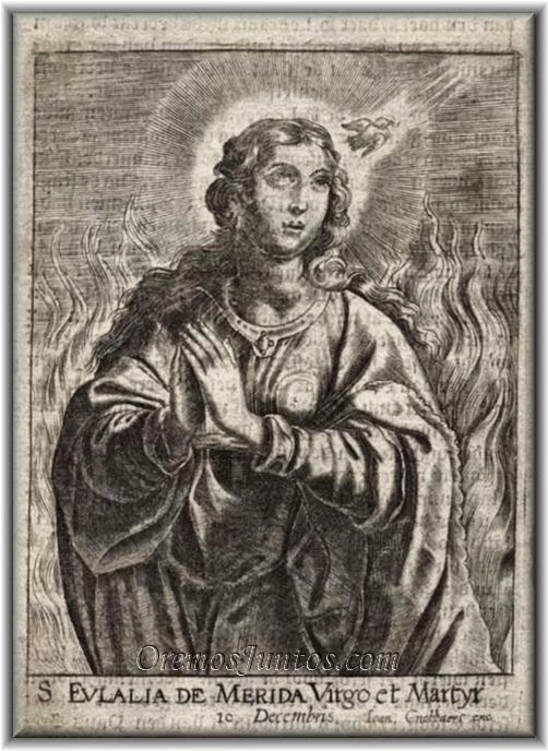 Vidas Santas Santa Eulalia de Mérida, Virgen y Mártir