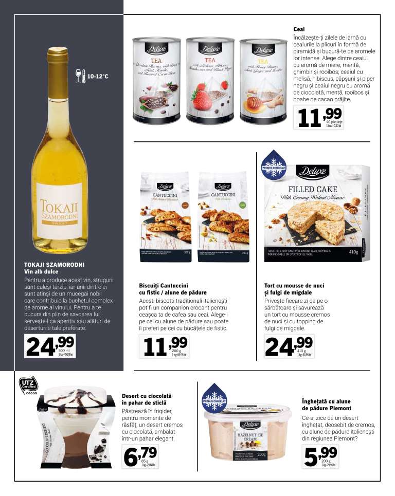 CATALOG LIDL CRACIUN DELUXE Noiembrie Decembrie 2018. Brosura cu